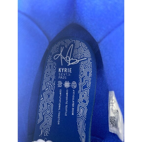 Nike Kyrie 7 TB Men’s Size 16.5 Game Royal Blue White Duke Irving DM5042-401 - Picture 4 of 10